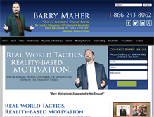 Tablet Screenshot of barrymaher.com